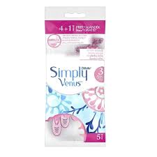 خود تراش ژیلت مدل 3 Simply Venus بسته 5 عددی