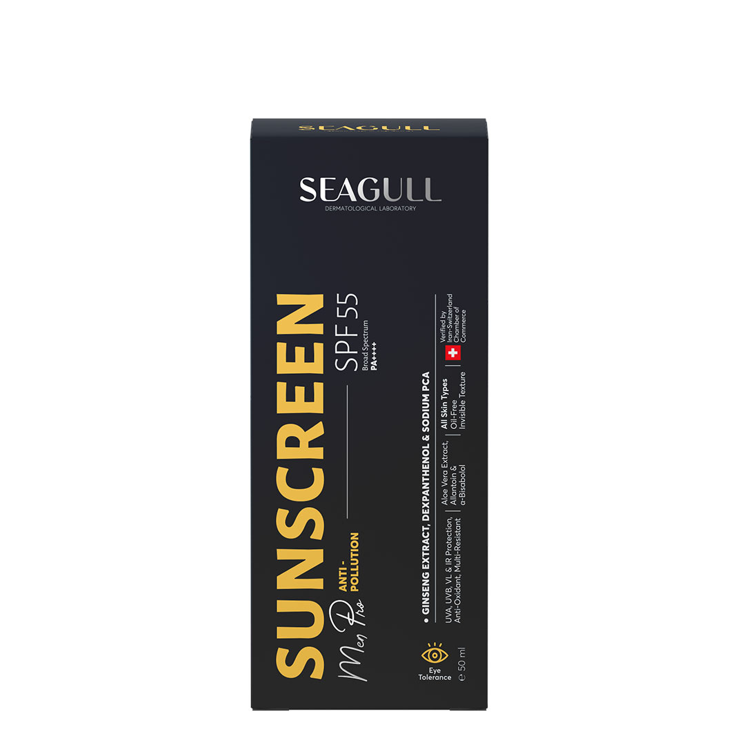 کرم ضد آفتاب فاقد چربی آقایان سی گل با SPF 55 حجم 50 میلی لیتر